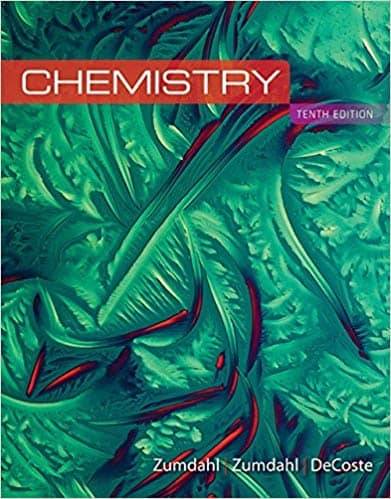 Chemistry (10th Edition) – Zumdahl/Zumdahl/DeCoste