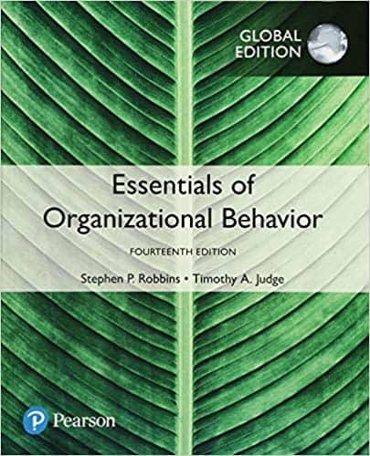 Essentials of Organizational Behavior (14th Global Edition)