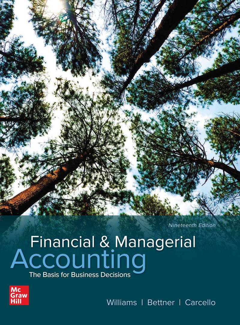 Financial and Managerial Accounting (19th Edition)