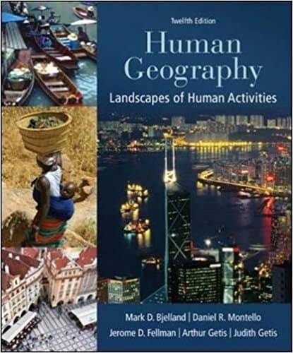 Human Geography: Landscapes of Human Activities (12th Edition)