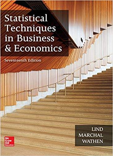 Statistical Techniques in Business and Economics (17th Edition)